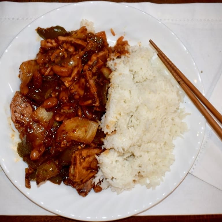 Spicy Kung Pao Chicken and Asian Fusion Delights